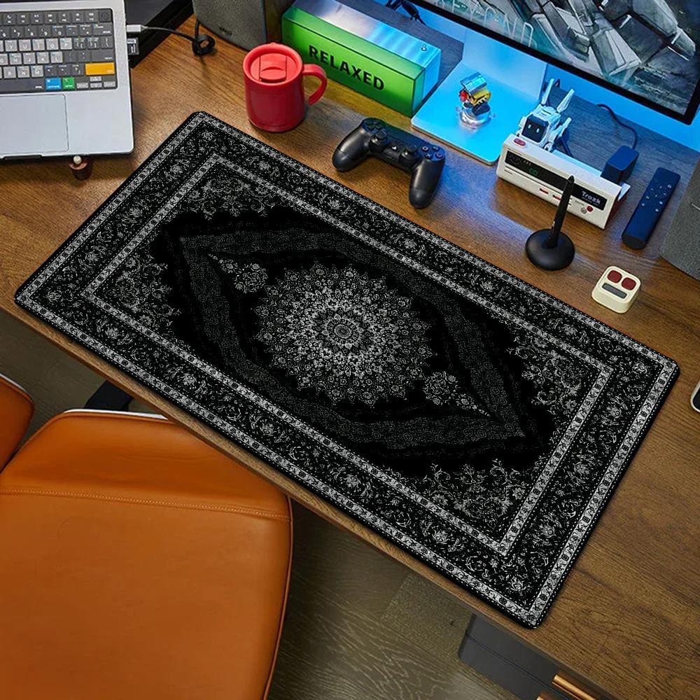 Retro Gaming Style - New Black Persian Carpet Mysterious Retro