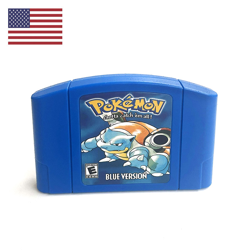 Retro Gaming Unit - USA NTSC Version English Pokemon Blue