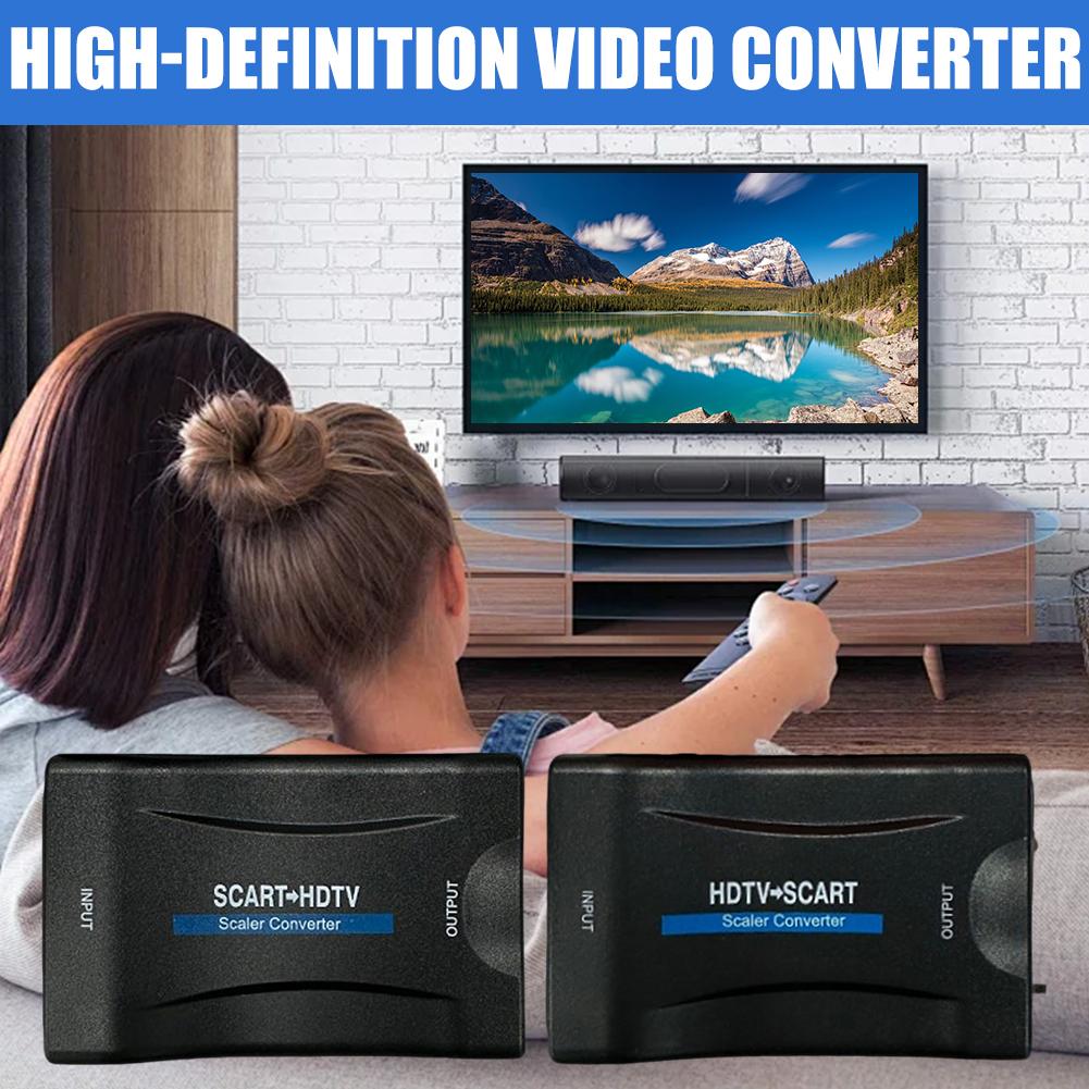 Scart To Hdmi - 1080P HDMI to SCART Video Audio