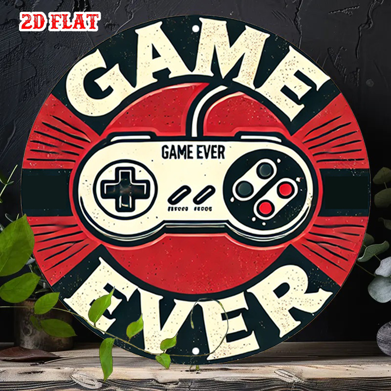Retro Gaming Us - 2D Flat 1pc Retro Gaming Round