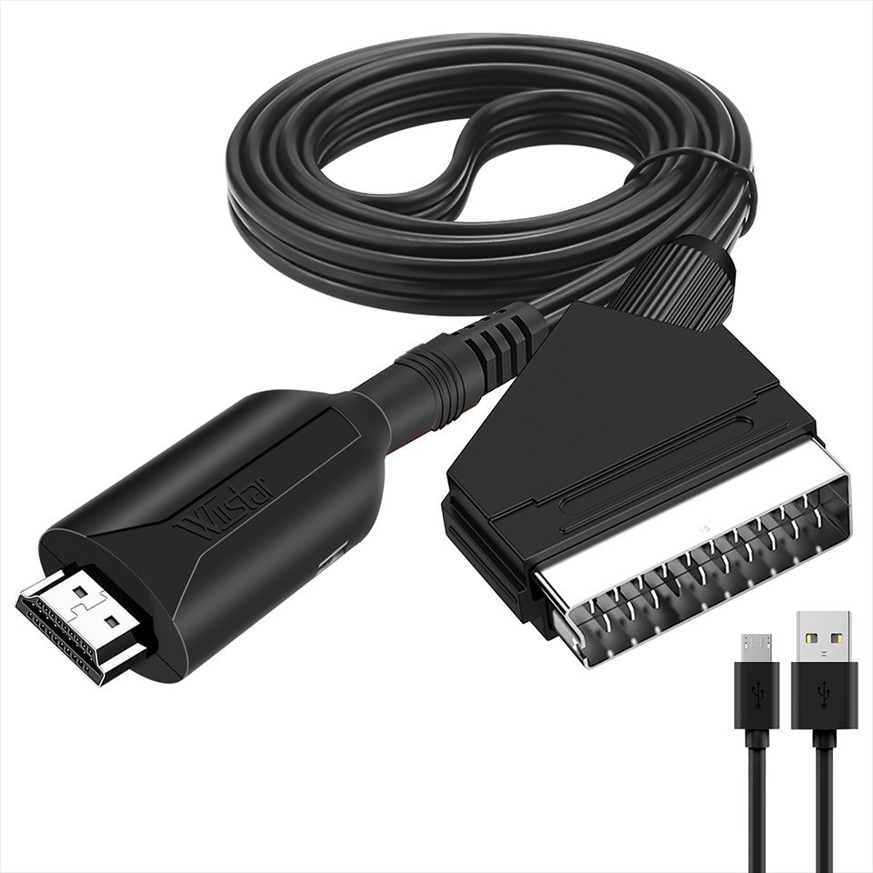 Scart To Hdmi - 1080P HD HDMI-compatible to SCART Video