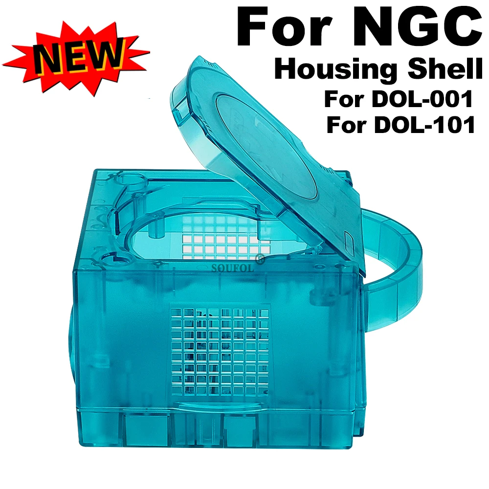 Retro Gaming Unit - Ice Blue Replacement Case for Gamecube