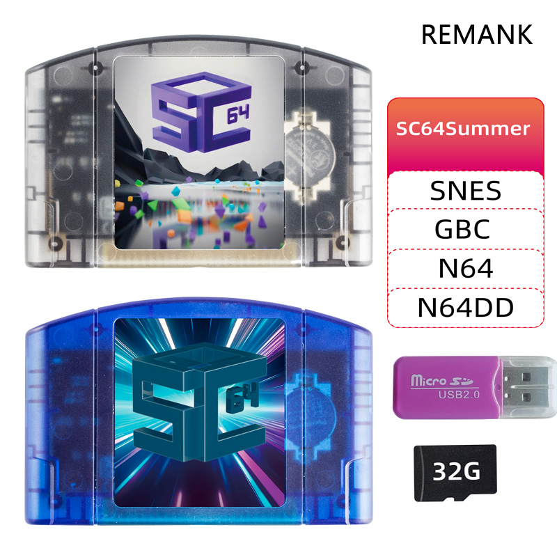 Retro Gaming Unit - REMANK 5000-in1 SC64Summer SC64 Game Card