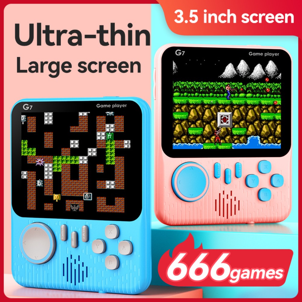 Retro Gaming Devices - G7 Retro Handheld Game Console, 3.5-Inch