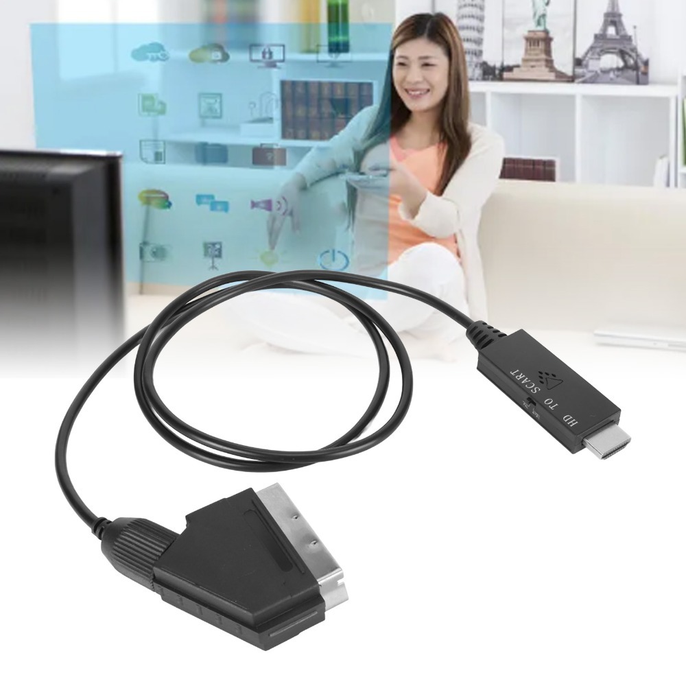 Support PAL NTSC HD Multimedia - Scart To Hdmi 评论和价格