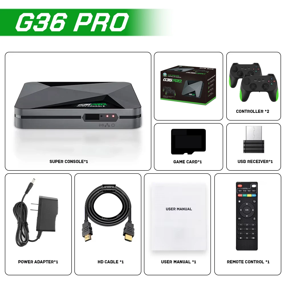 Super Console G36 Pro Retro Vi - Retro Gaming Devices 评论和价格