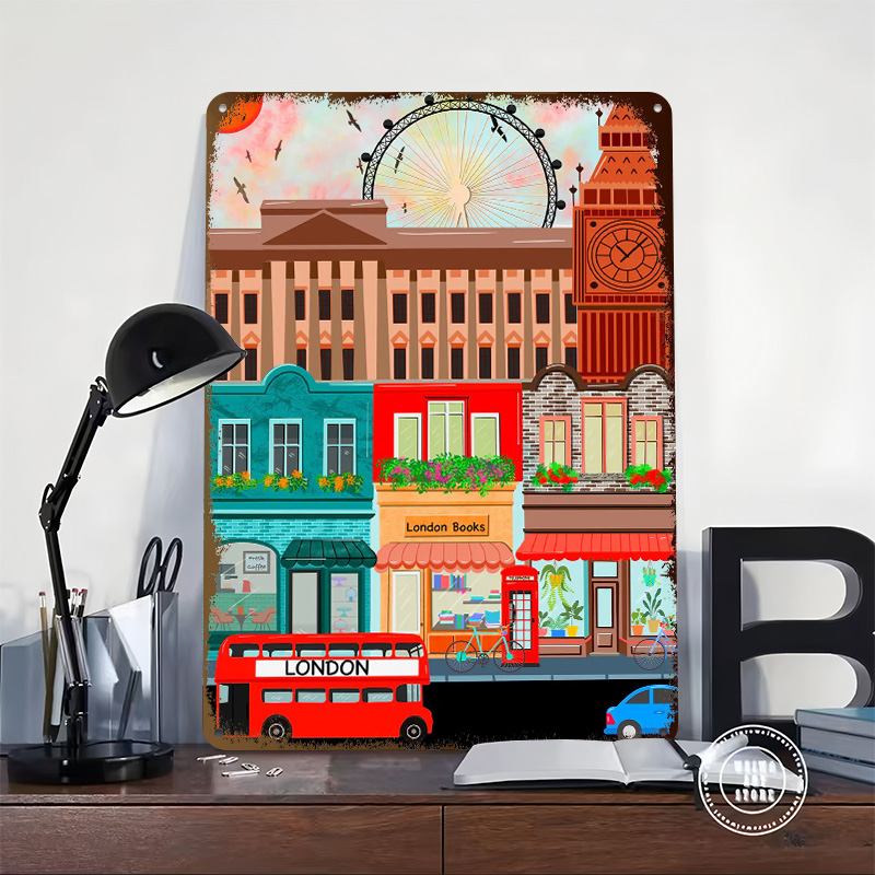 London Travel Tinplate Poster  - Retro Gaming London 评论和价格