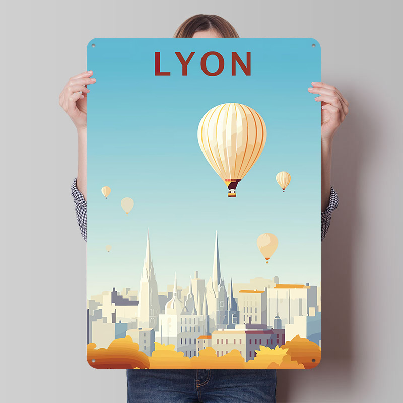 Travel to Lyon Printed Poster  - Retro Gaming Lyon 评论和价格
