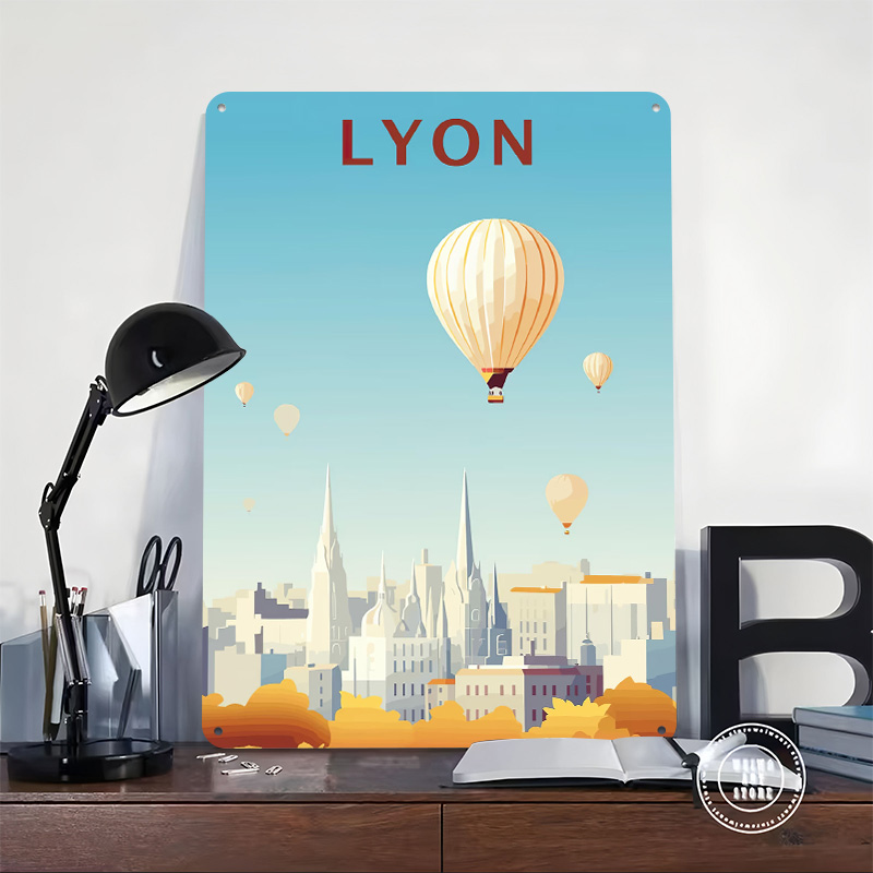 Travel to Lyon Printed Poster  - Retro Gaming Lyon 评论和价格