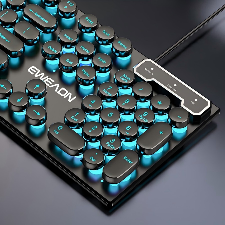 EWEADN Typewriter Gaming Keybo - Retro Gaming Us 评论和价格