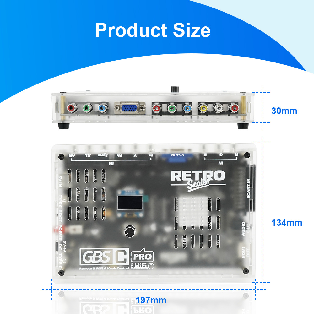 NEW Retro game GBSC Pro GBS Co - Scart To Hdmi 评论和价格