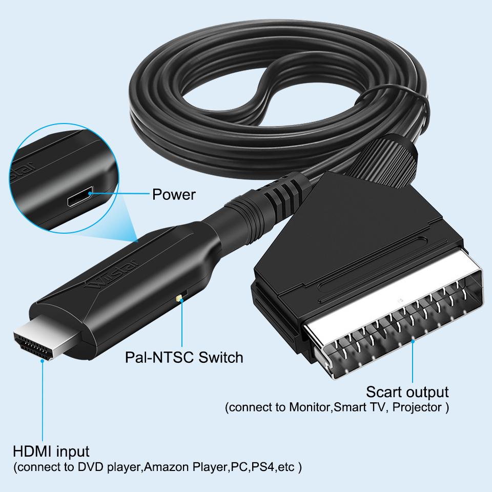 SCART To HDMI-compatible /HDMI - Scart To Hdmi 评论和价格