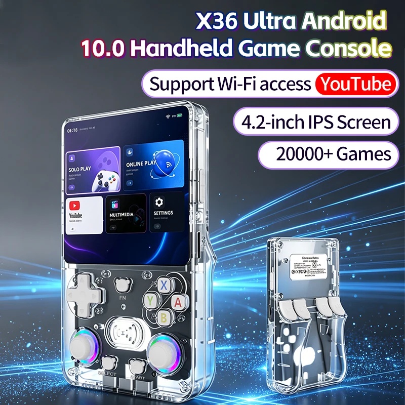 X36Ultra Retro Handheld Consol - Retro Gaming Youtuber 评论和价格