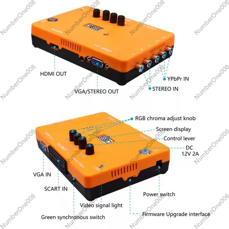 Low Resolution Game RGBS Compo - Scart To Hdmi 评论和价格