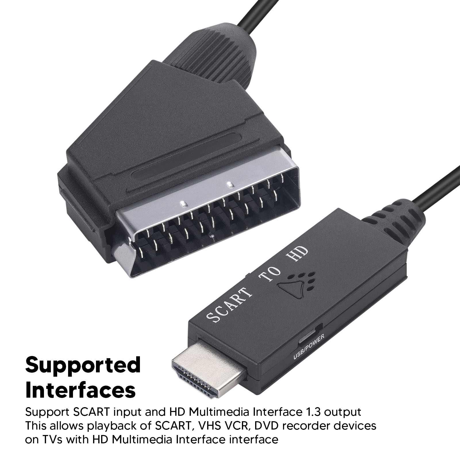 SCART to HD Multimedia Interfa - Scart To Hdmi 评论和价格