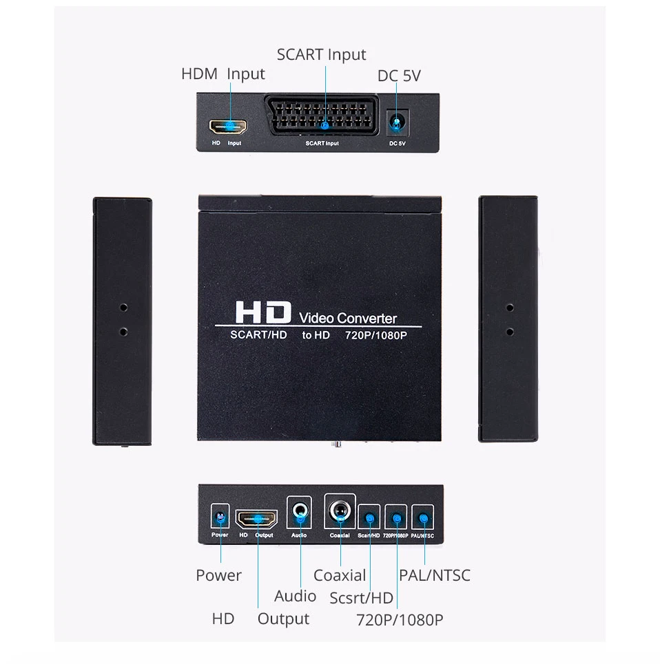 SCART HDMI To HDMI Video Conve - Scart To Hdmi 评论和价格