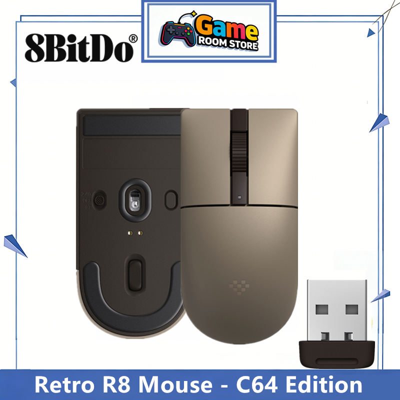 8BitDo Retro R8 Mouse - C64 Ed - Retro Gaming Style 评论和价格