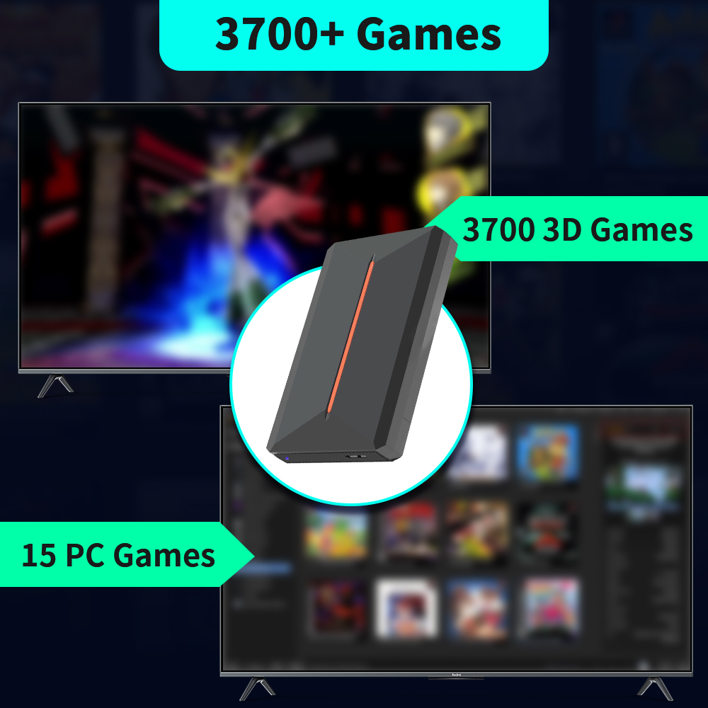 Launchbox OS 500GB Portable Ga - Retro Gaming Devices 评论和价格