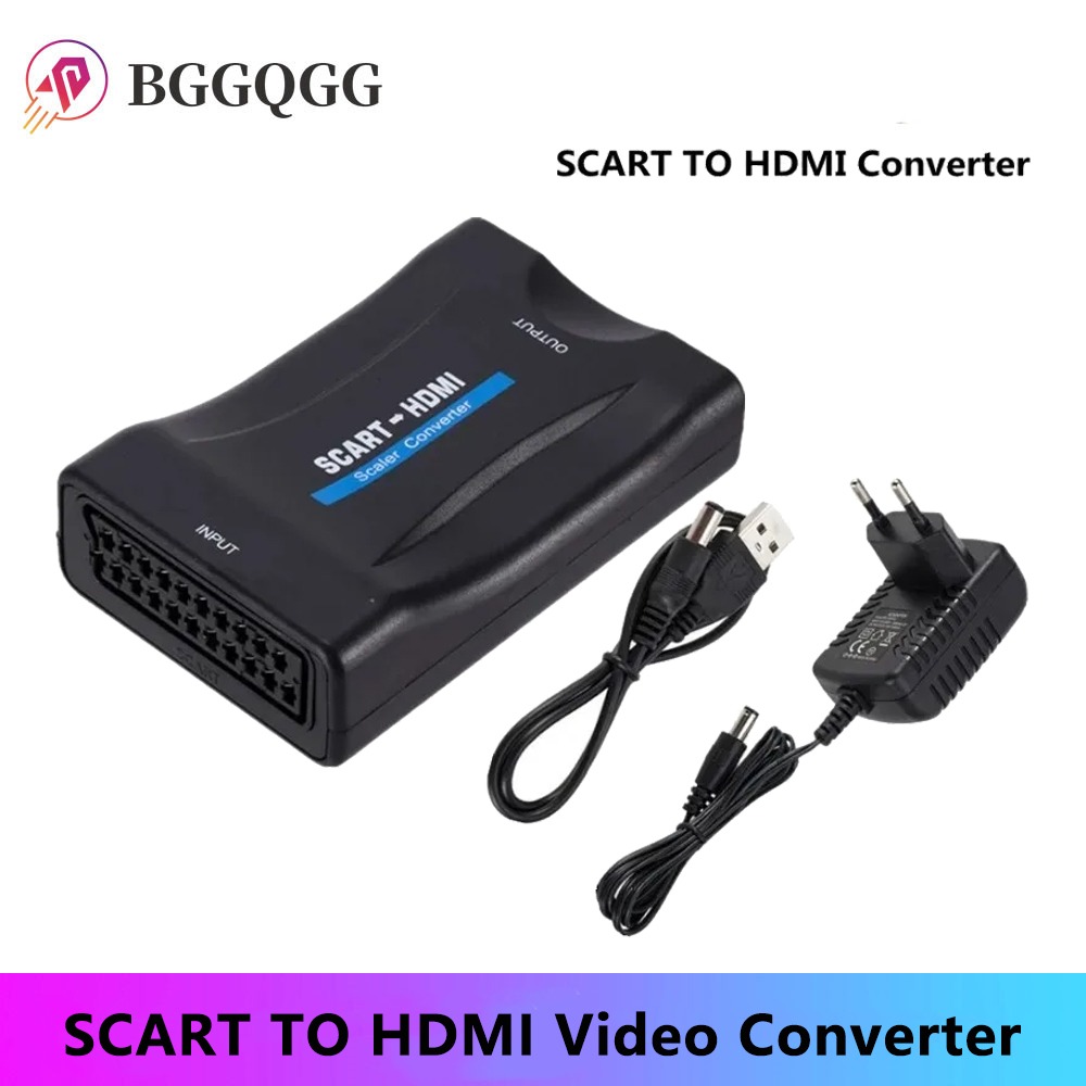 BGGQGG 1080P SCART To HDMI-com - Scart To Hdmi 评论和价格