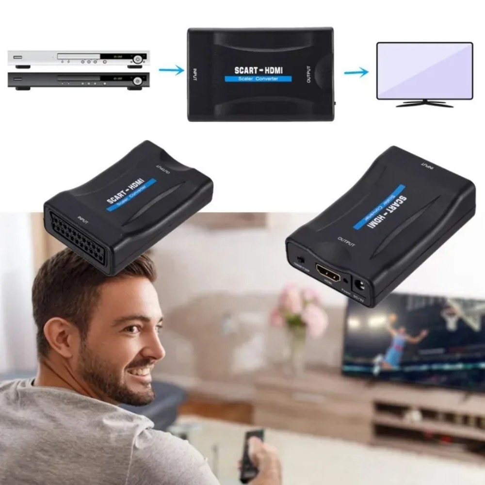 BGGQGG 1080P SCART To HDMI-com - Scart To Hdmi 评论和价格
