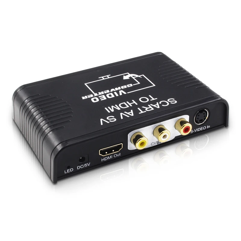 S-Video AV Scart to HDMI Conve - Scart To Hdmi 评论和价格