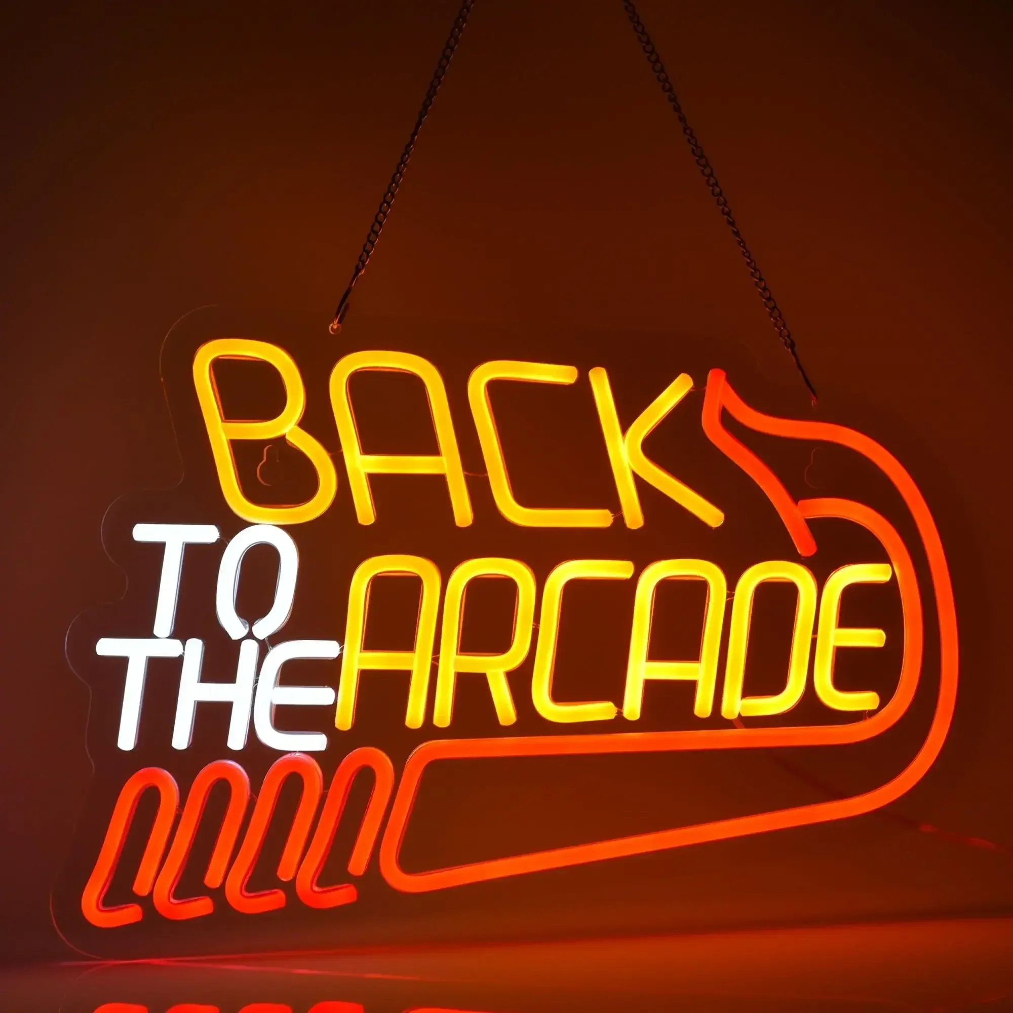 Back to The Arcade Neon Sign R - Retro Gaming Room Ideas 评论和价格
